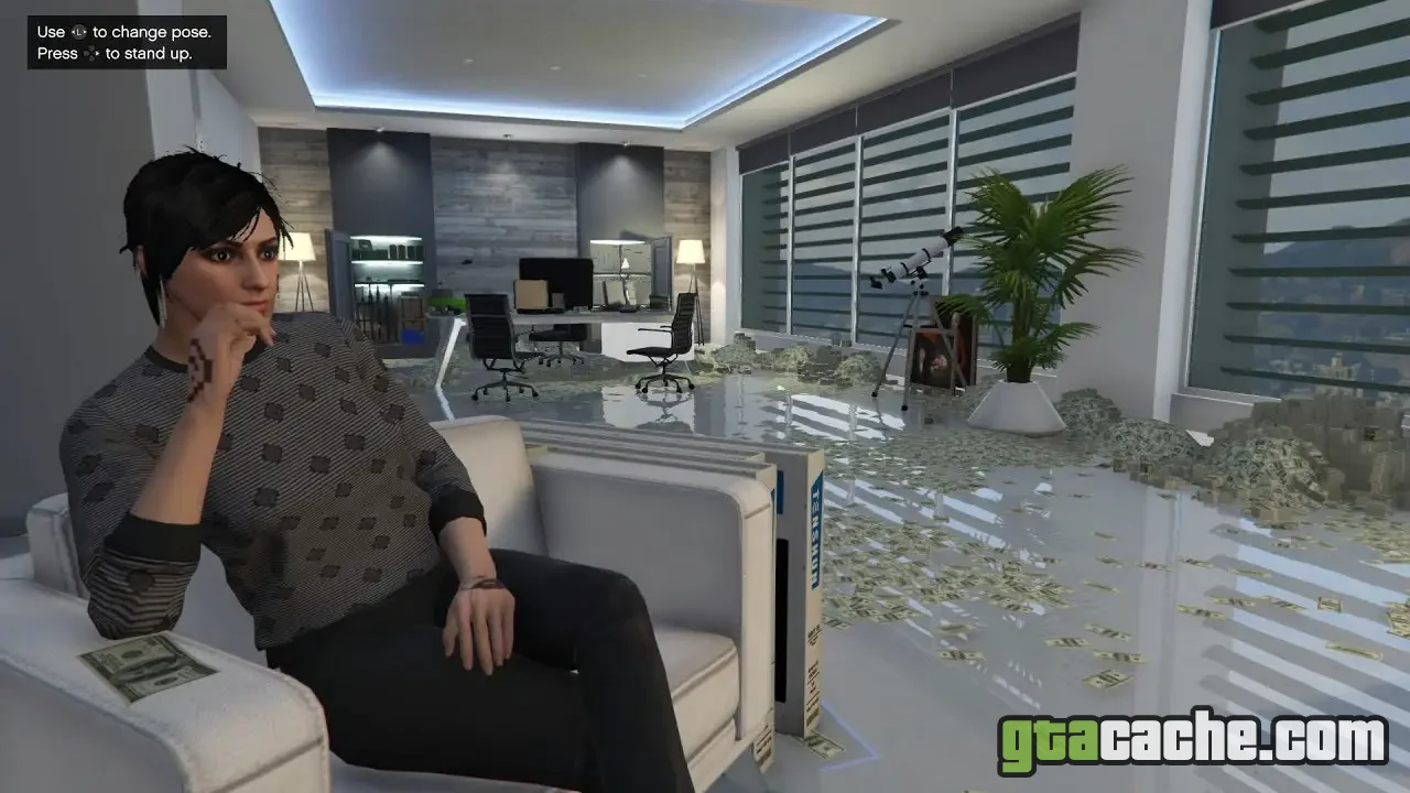 GTA 5 how to buy a CEO Office — Dynasty 8 Executive office interior