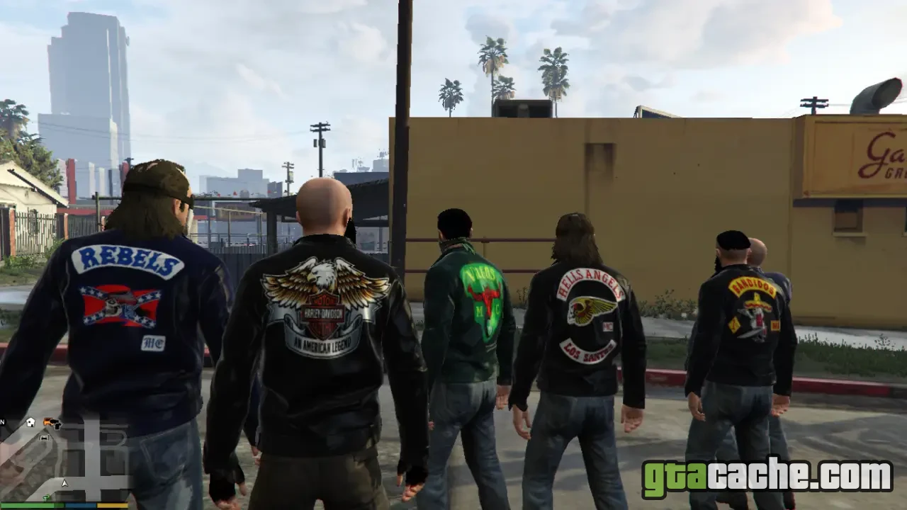 GTA 5 how to start an MC — Motorcycle Club clubhouse and biker crew