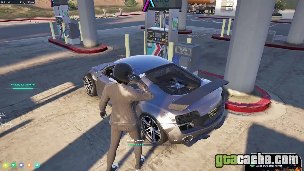 GTA 5 role playing — FiveM server character in Los Santos