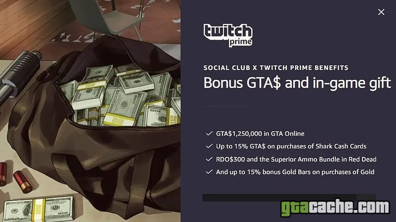GTA 5 how to claim Twitch Prime rewards — linked accounts and free in-game bonuses