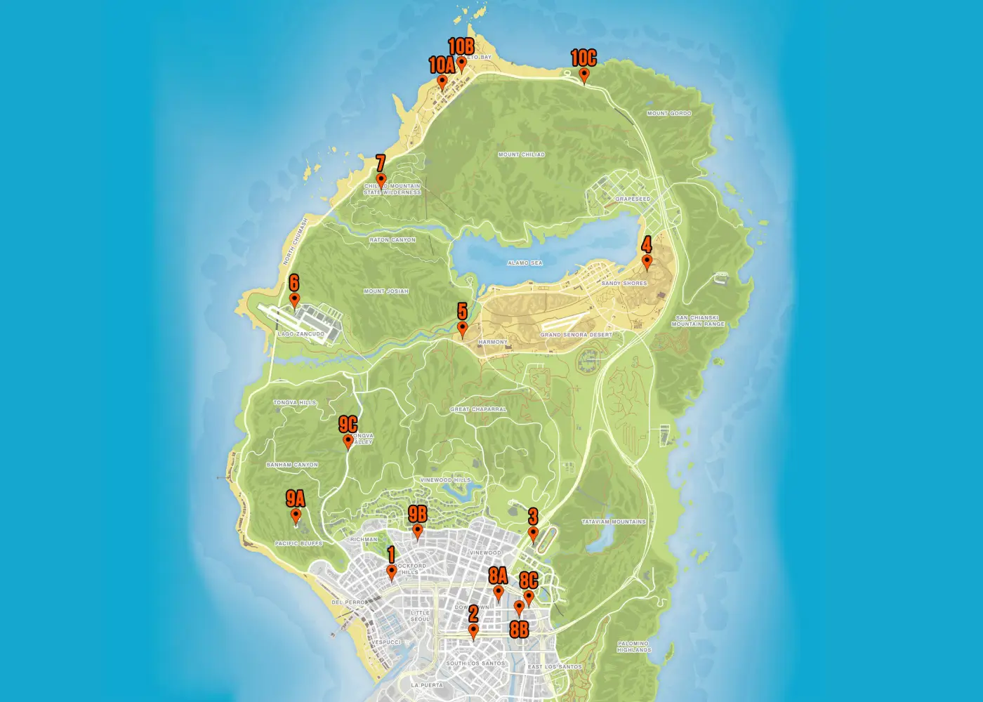 Map of all Movie Prop locations in GTA 5