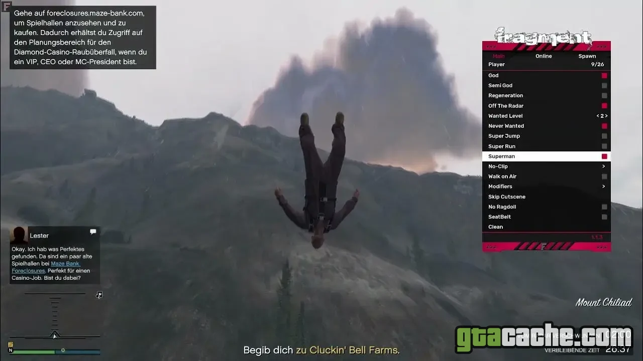 GTA 5 Fragment Mod Menu