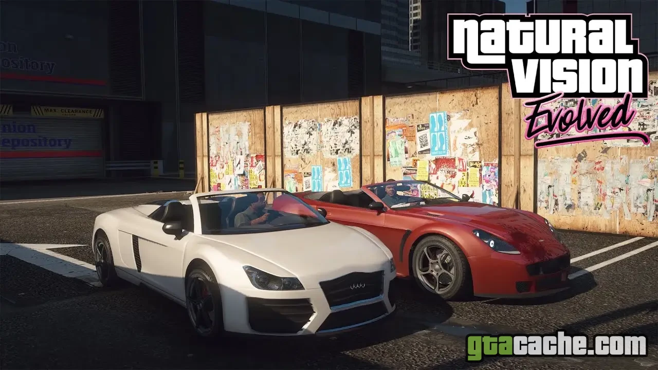 GTA 5 NaturalVision Evolved — photorealistic lighting over Los Santos
