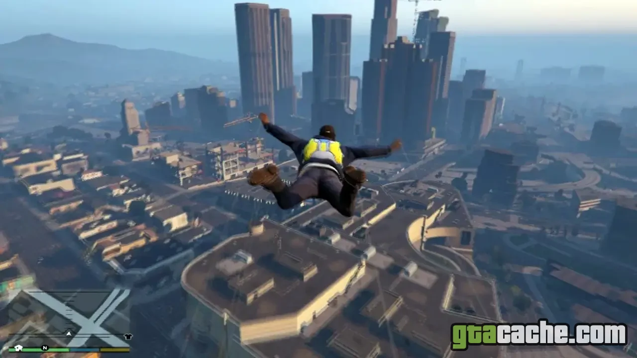 GTA 5 Nice Fly mod — free-flight over Los Santos