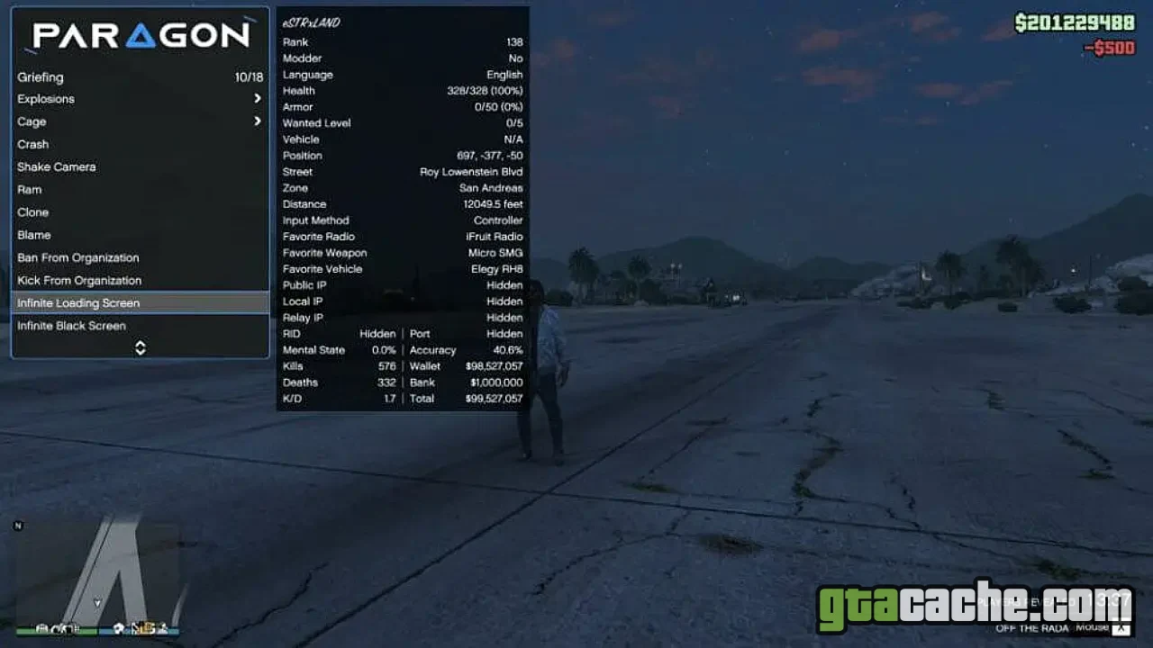 GTA 5 Paragon Menu