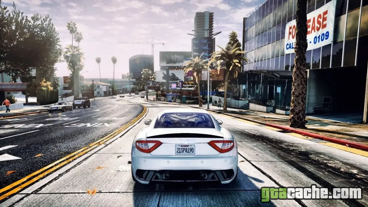 GTA 5 Redux mod — overhauled graphics and lighting in Los Santos