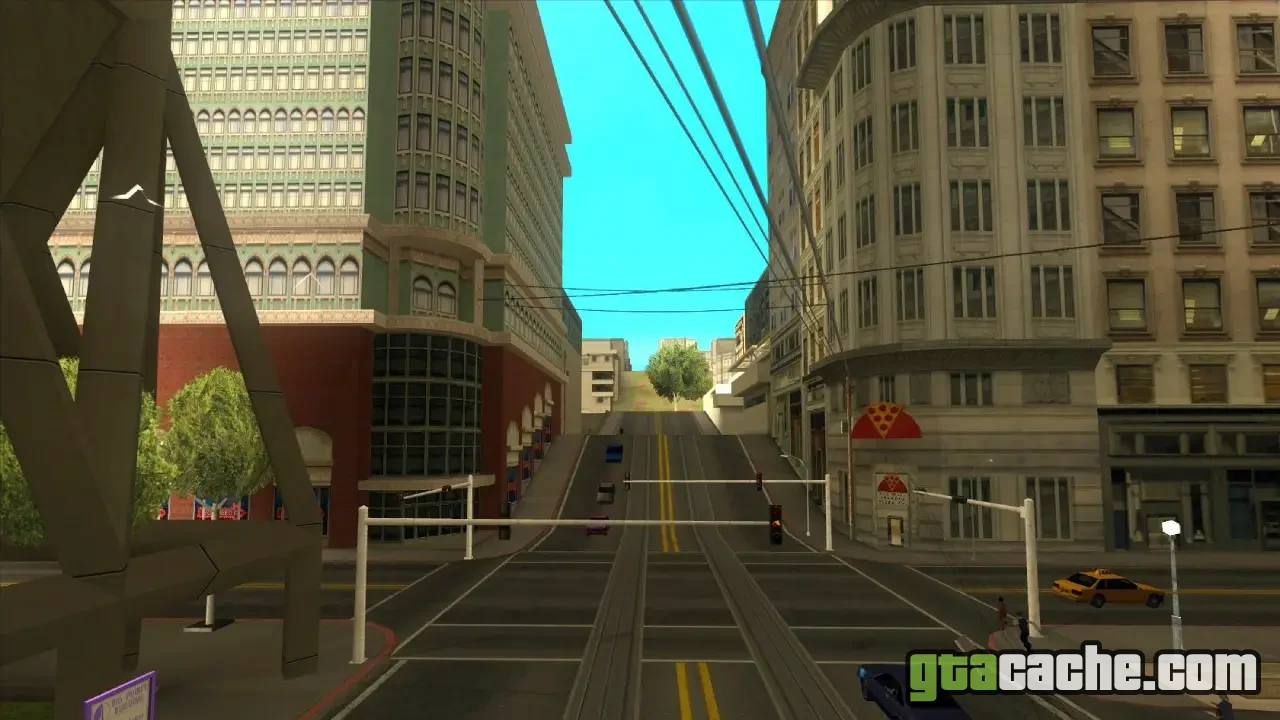 GTA San Andreas how to unlock San Fierro and Las Venturas — crossing the bridge after The Green Sabre