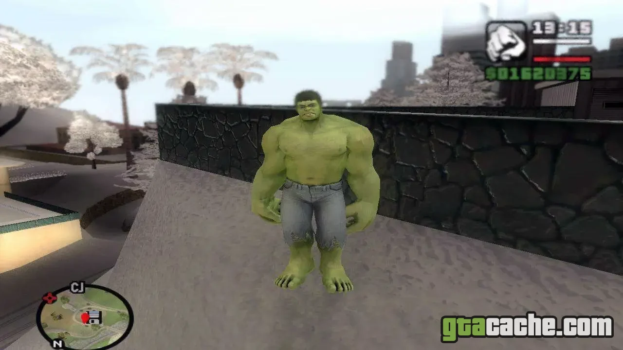 GTA San Andreas Hulk Mod