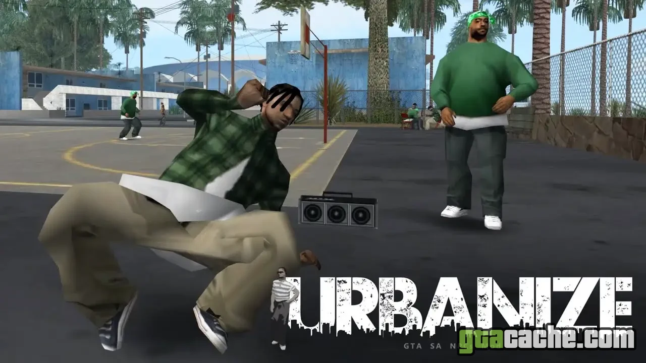 GTA San Andreas Urbanize Mod — overhauled urban textures and city detail