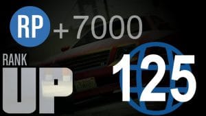 GTA Online RP rank up 7000